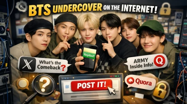 BTS Goes Undercover Online (GQ)