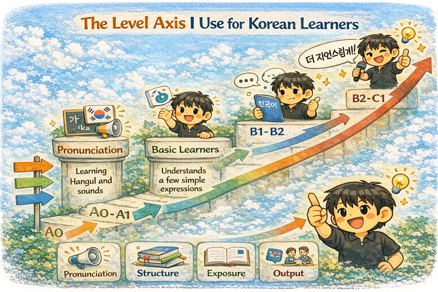2026 Korean Study Method: A Level Based Blended Learning Flow