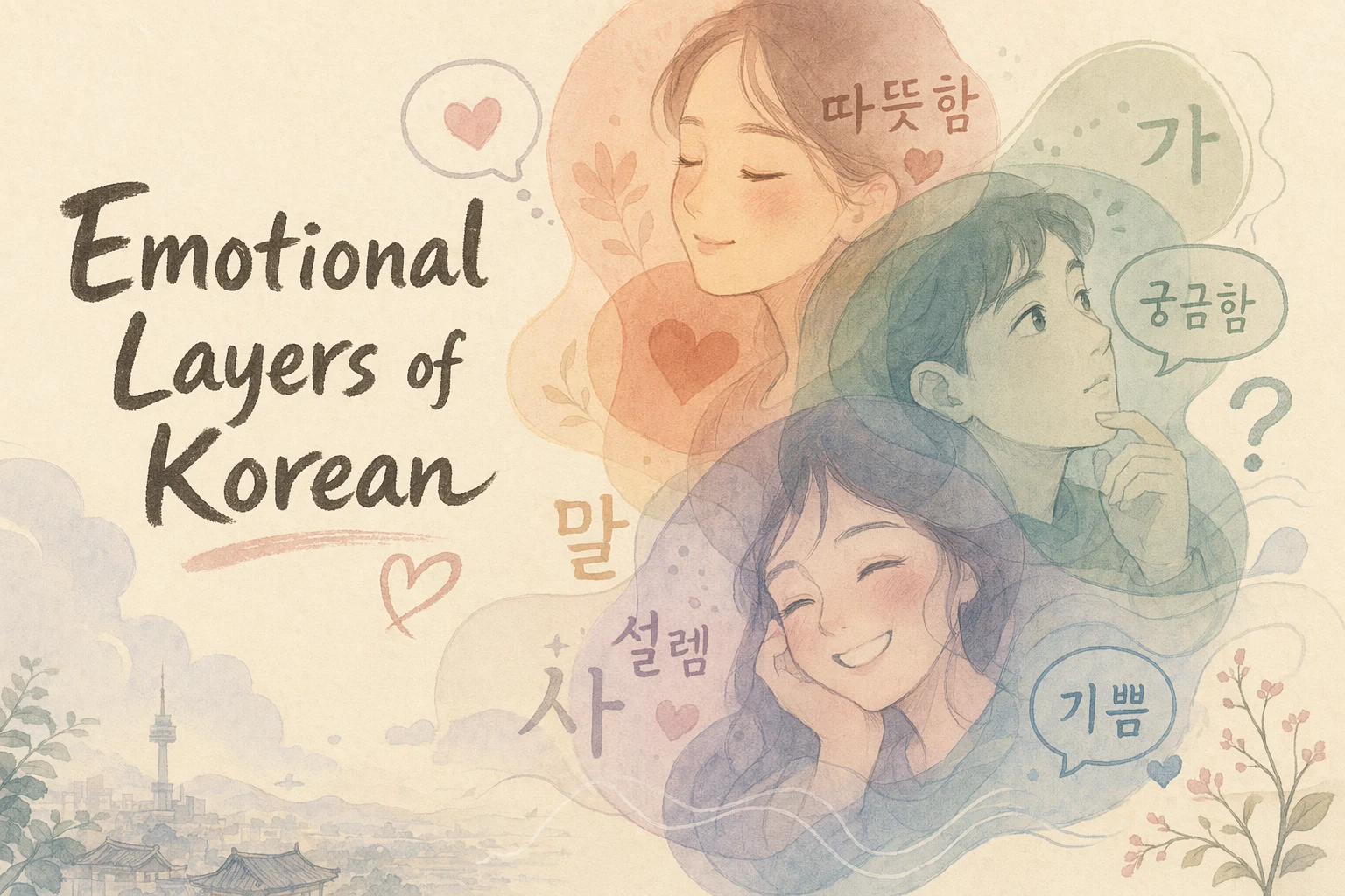 I Thought Learning Korean Was Vocabulary. Then I Found Its Emotional Layers