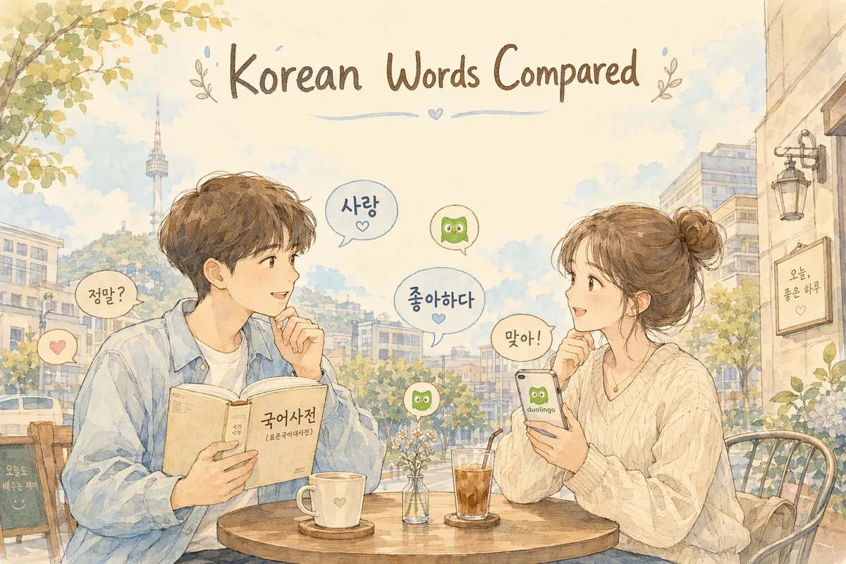 Kaja Korean vs Duolingo: Which Fits Korean Vocab?