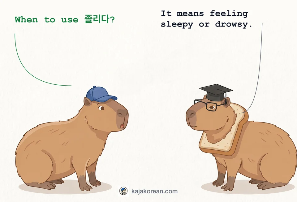 Person feeling sleepy