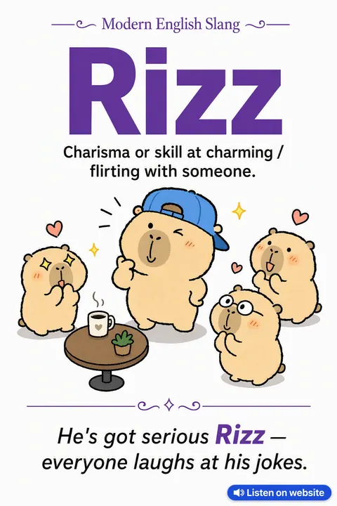 Sound of “Rizz” pronunciation chart