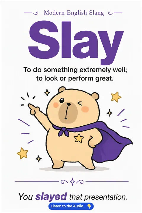 Slay — English slang chart