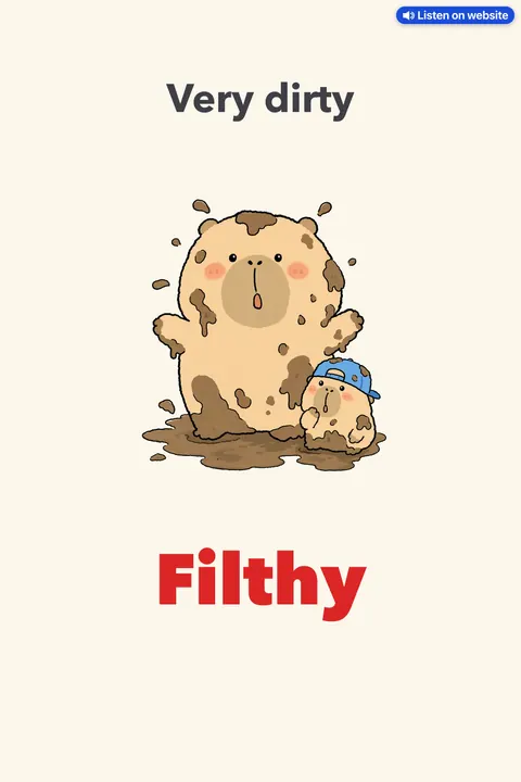 Sound of “Filthy” pronunciation chart